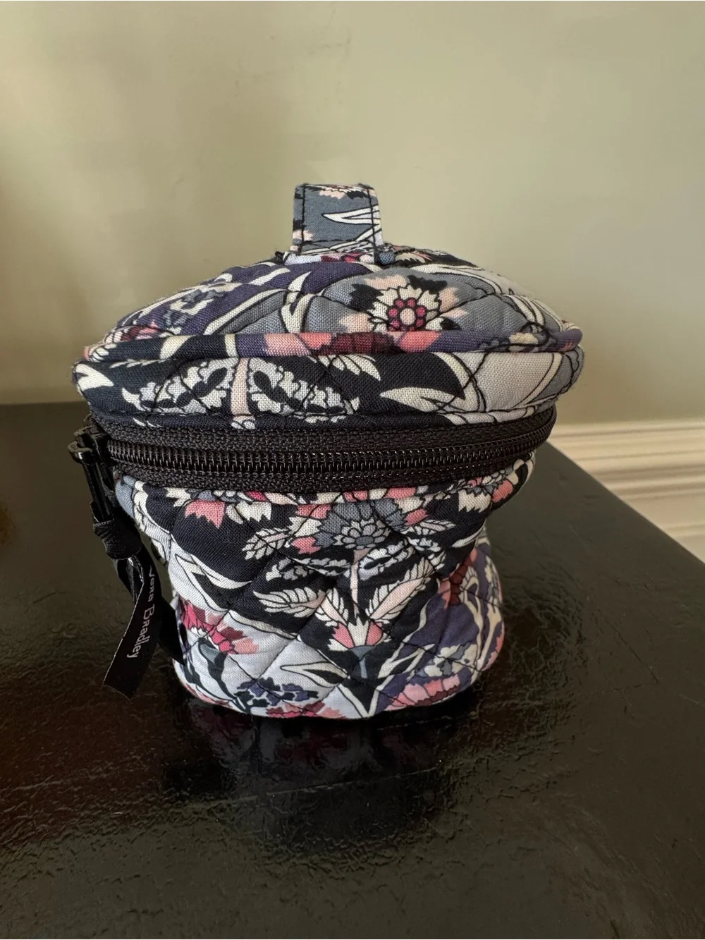 Vera Bradley Train Case Cosmetics Bag In Ornate Blooms NWOT